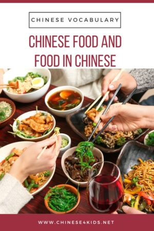 Chinese Food and Food in Chinese Learn Chinese food in Chinese language for kids and beginning learners #Chinese4kids #Chinesefood #Chinesevocabualry 