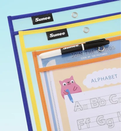 Oversized Reusable Dry Erase Pocket Sleeves