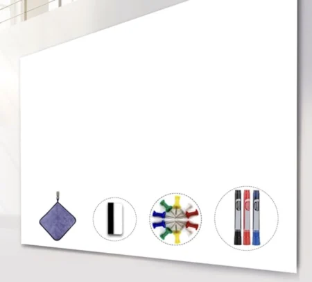 Dry Erase Board Sticker, 48 x 36 inches White Board Wallpaper, Dry Erase Sticker for Wall