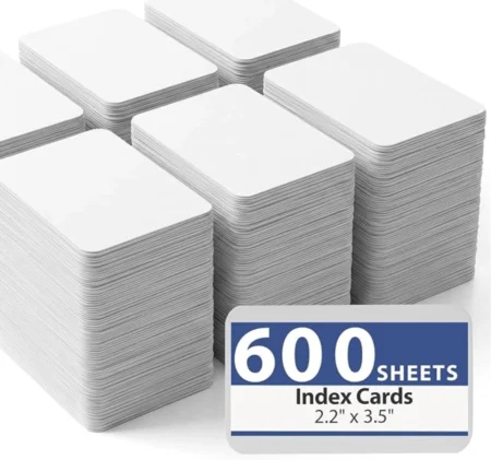Blank Business Cards, 2.2 x 3.5 Inch, 350gsm, White
