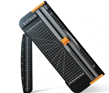12 Inch, with Security Blade and Foldable Ruler, for Crafting Scrapbooking