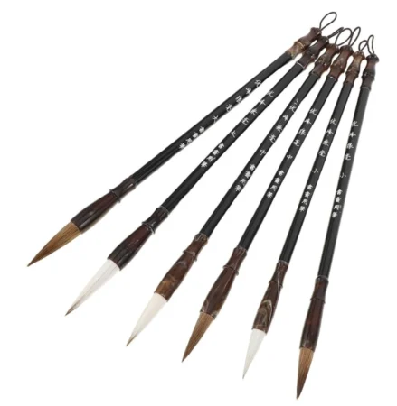 Wolf Hair Calligraphy Brush Set for Beginners and Students