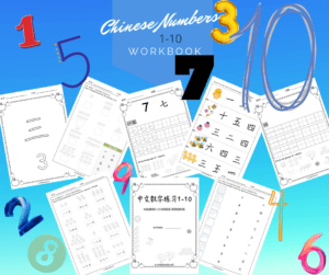 Learn numbers 1-10 in Chinese 