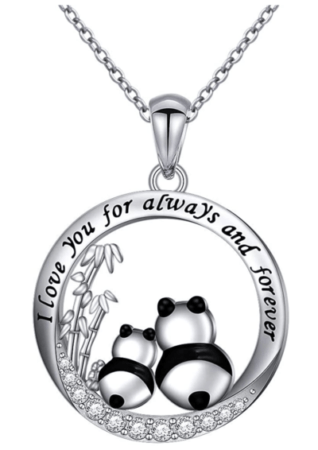 Panda pendant necklace