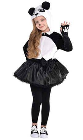 Girls Panda Costume