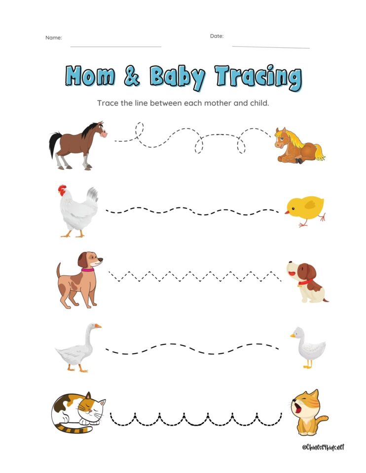 Farm Animals Chinese Learning Pack for Kids