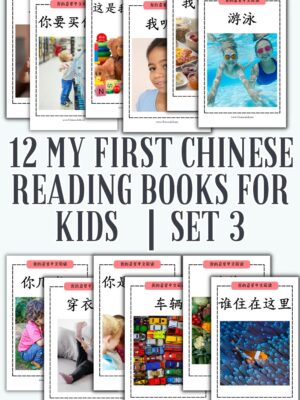 My First Chinese Reading set 3 | book 25-36 of My First Chinese Reading series | Reading books for Chinese students