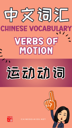 Chinese thematic words -verbs of motion