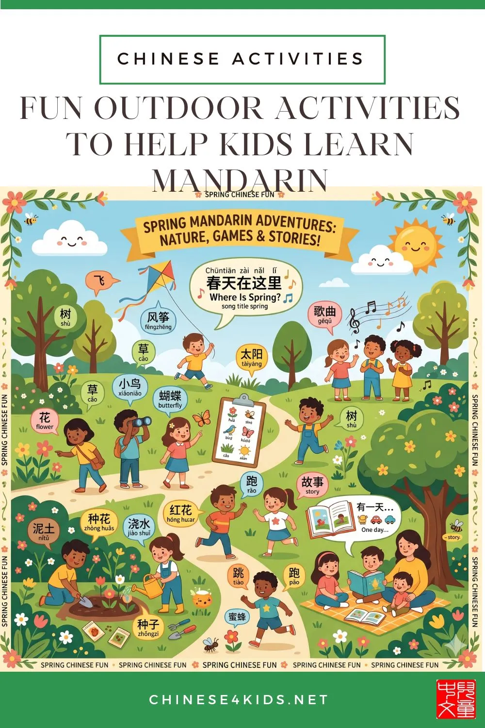 By incorporating outdoor Chinese learning activities, you can make Mandarin lessons more dynamic, memorable, and fun.