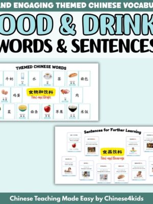 What's for Dinner? — Food & Drinks Flashcard Set
