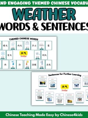 What's the Weather? — Weather Flashcard Set