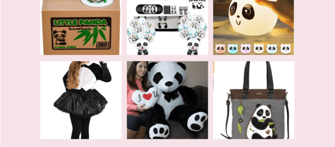 Here are some cute items for panda lovers. #Chinesepanda #pandalove #lovepanda #pandaitems #pandagifts #giftideas #giftforpandalover