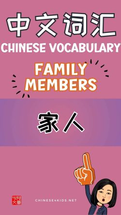 Chinese thematic words -family members