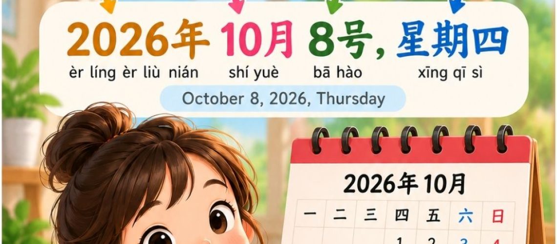 How to say year, month and date in Mandarin Chinese?To learn them, we need to start with three measure words: 年(Year), 月(Month) and 号(Date)