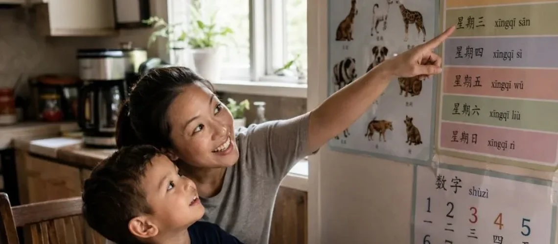 Create a Chinese immersion environment at home without moving to China. Discover how to use simple daily routines to naturally teach your kids Mandarin.