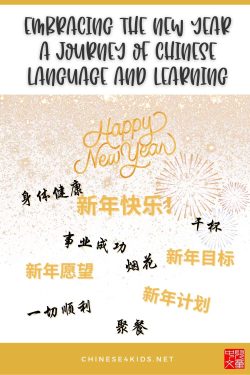 Embracing the new year - Chinese phrases for welcoming Chinese New Year #Chinese4kids #newyear #新年 #新年愿望 #新年计划 #新年目标 #newyearresolution #newyearwishes #newyeargoals